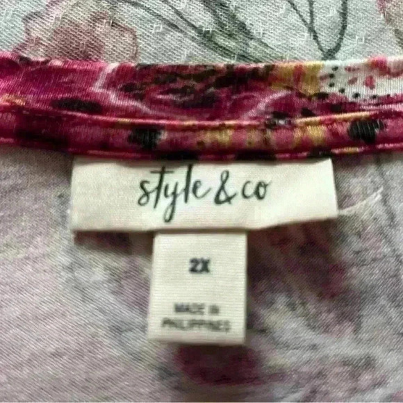 Women Style& Co top Size 2X - Picture 6 of 7